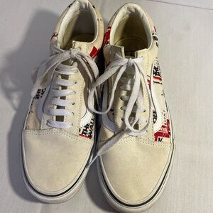 VANS OLD SKOOL OFF THE WALL PACKING TAP GRAPHIC SNEAKERS MENS SIZE 7.5